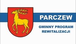 Gminny Program Rewitalizacji logo z Herbem Parczewa